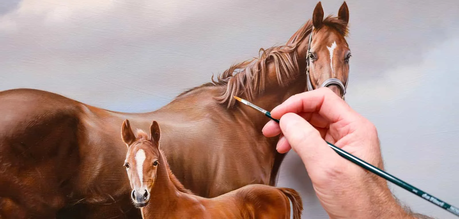 Horse Oil Pet Portraits by Nicholas Beall Horse Oil Pet Portraits