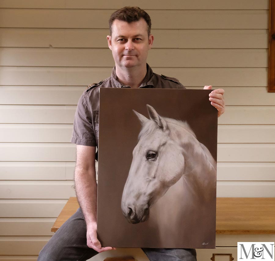 Commission a hand paited custom Large Oil Portrait by Nicholas Beall