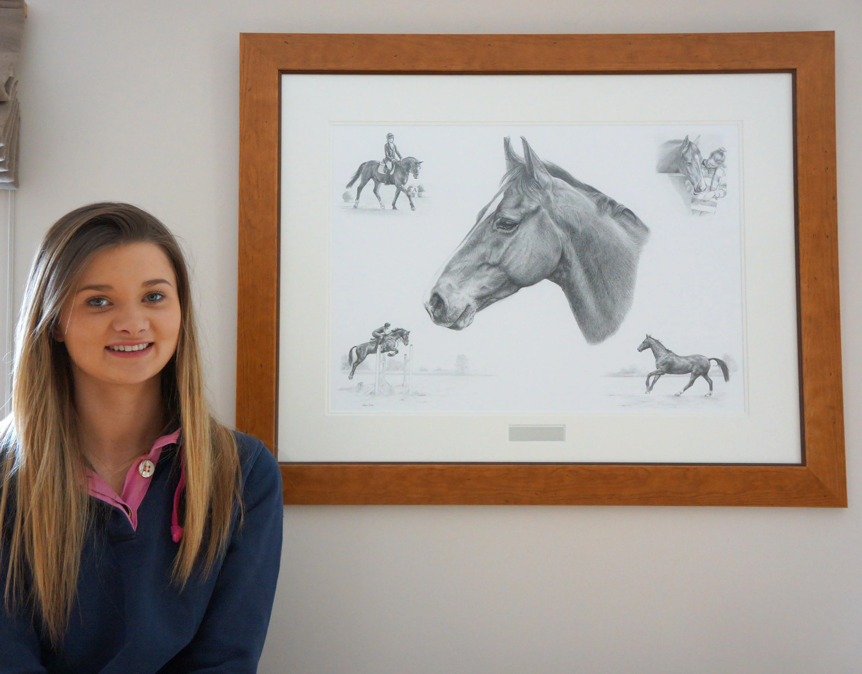 Pencil Pet Portraits of Dogs, Cats & Horses by Melanie Phillips Close-up of a classic pencil drawing of dogs by Melanie Phillips, highlighting intricate detail.